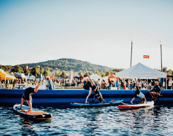 Kayak pool at Roanoke Go Outside Festival