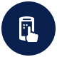 blue phone icon