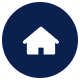 blue house icon