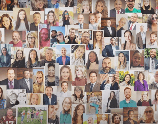 Collage of Freedom First employee portraits