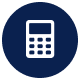 blue calc icon