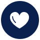 blue heart icon